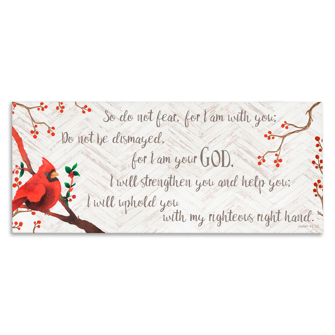 Stupell Industries Comforting Scripture Blessing Canvas, design by Elizabeth Medley